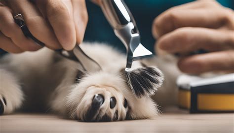 pes, ktorý dostáva maškrtu za pokojné strihanie pazúrov