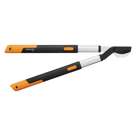 Detail teleskopického mechanizmu a mäkčených držadiel nožníc Fiskars SmartFit