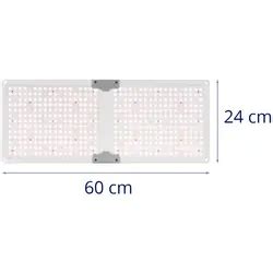 Detail LED panelu na pestovanie rastlín.