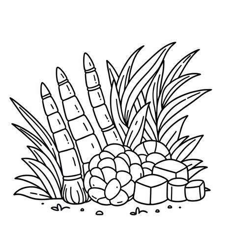 rozľahlé pole cukrovej trstiny pri zbere