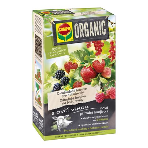 produktové foto Compo Organic hnojiva pre ovocie a zeleninu
