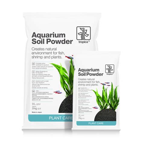 Tematické foto akvária s prosperujúcimi rastlinami a dnom z Tropica Aquarium Soil Powder