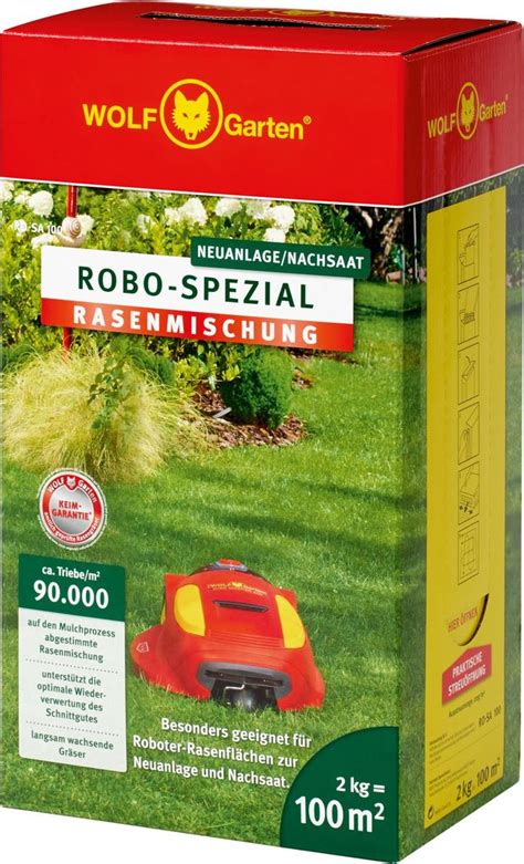 Kompilácia rôznych produktov Wolf Garten pre starostlivosť o trávnik