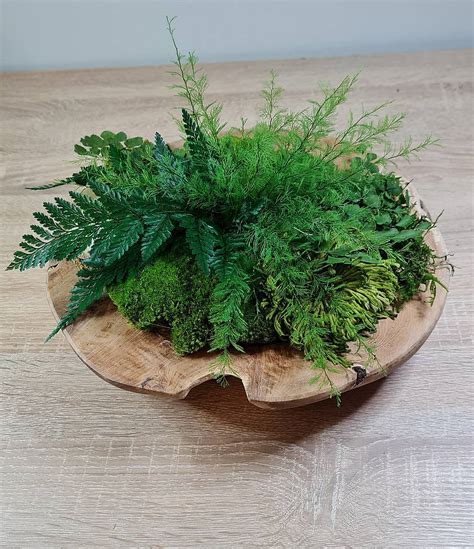 Ingrediencie trávnikového substrátu v drevenej miske