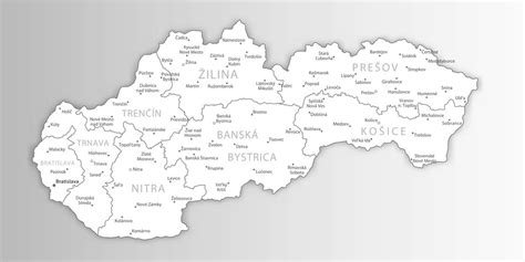 Mapa Slovenska s vyznačenými Bratislavou a Pezinkom
