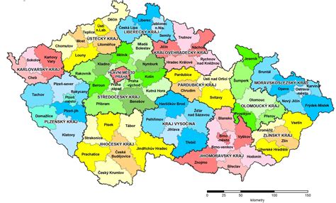 Mapa: Okres Trnava s vyznačenými oblasťami pôsobenia firmy.