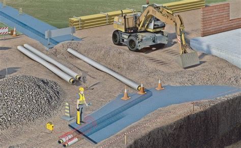 Vizualizácia uloženia podzemných inžinierskych sietí v priereze cesty