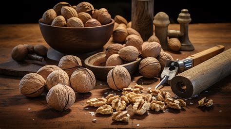 Detailná fotografia porovnania rôznych druhov orechov a ich jadier