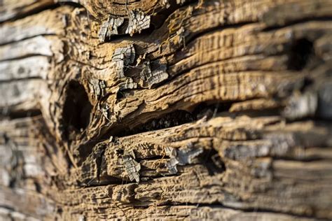 Ilustrácia rôznych typov škodcov napádajúcich drevo (červotoč, drevokazná huba)