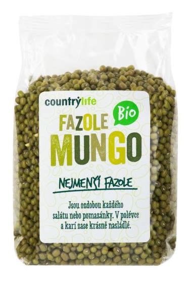 Zelené mungo fazule v miske
