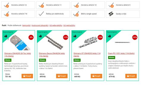 Fotografia rôznych náhradných dielov, ako sú reťaze, lišty, filtre a sviečky.