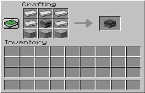 Schéma: Recept na výrobu kompostéra v Minecrafte