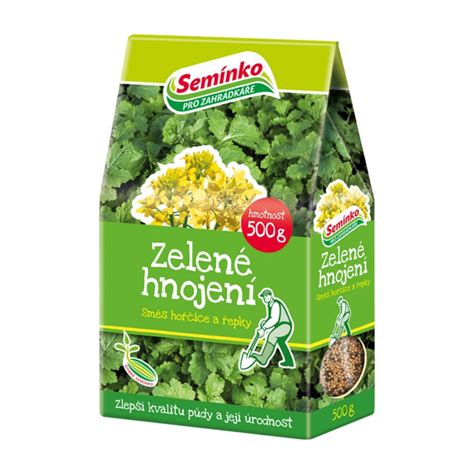 Ukážka rastlín používaných na zelené hnojenie.