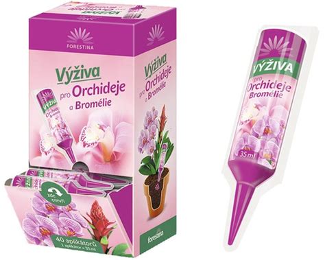 balenie kvapalného hnojiva na orchidey