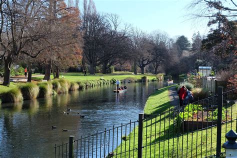 panoráma Christchurch Botanic Gardens