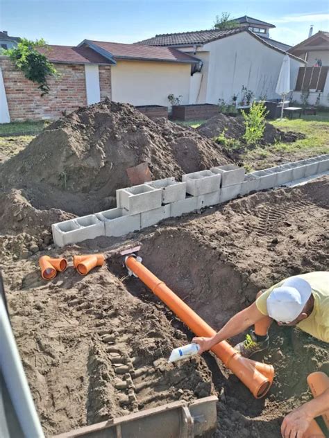 schéma inžinierskych sietí pod predzáhradkou s vyznačenými bezpečnými vzdialenosťami pre výsadbu