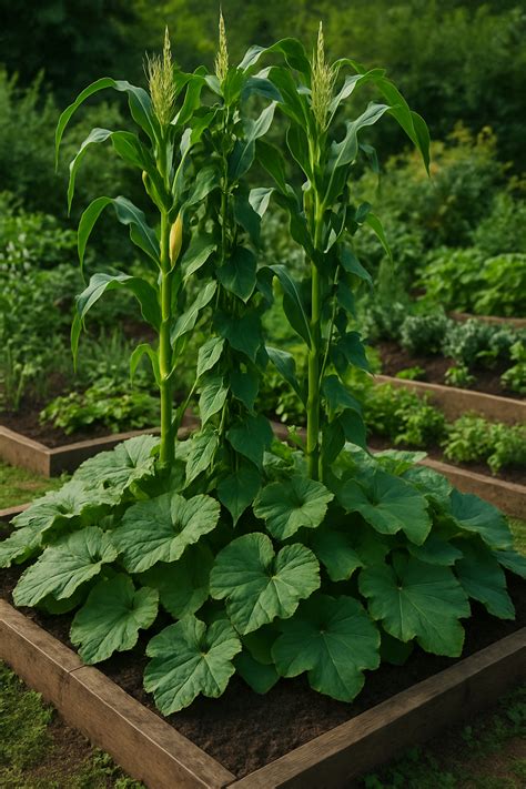 Schéma výsadby kukurice v bloku pre optimálne opelenie a vyznačenými vzdialenosťami medzi rastlinami a riadkami