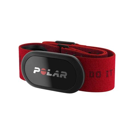 Fotografia hrudného pásu Polar H10 s odnímateľným senzorom