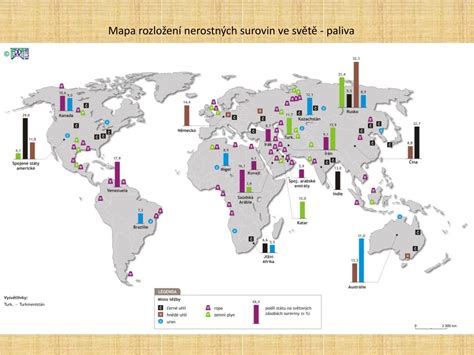 Mapa najväčších producentov pšenice vo svete
