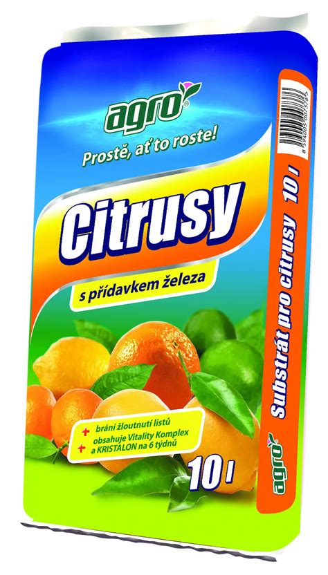 Schéma ideálneho zloženia substrátu pre citrusy s vyznačenou drenážnou vrstvou na dne črepníka.