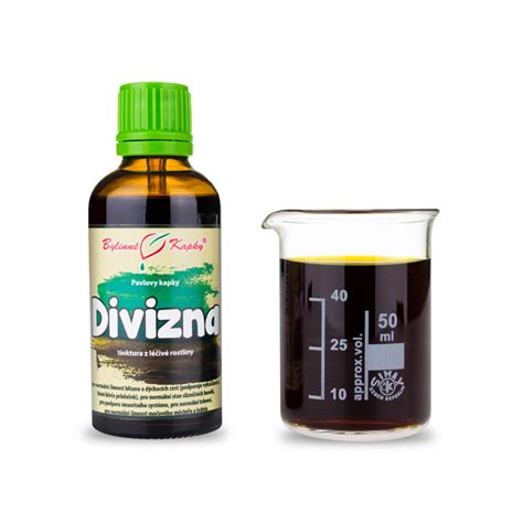 Fľaštička s tinktúrou z divozelu