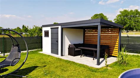 Fotografia: Hotový moderný montovaný záhradný domček