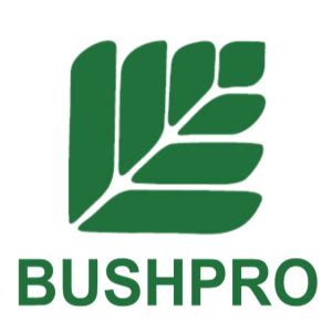 Logo značky Bushpro alebo ilustrácia kvalitného lesníckeho vybavenia