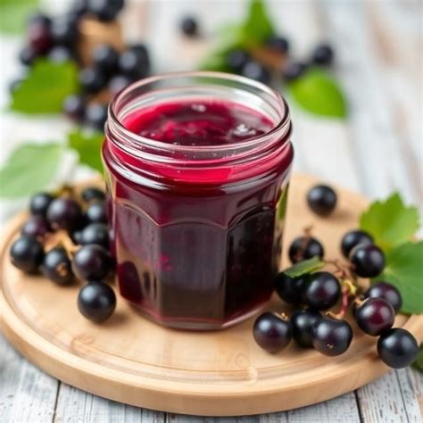 makro záber čerstvých čiernych ríbezlí v trse