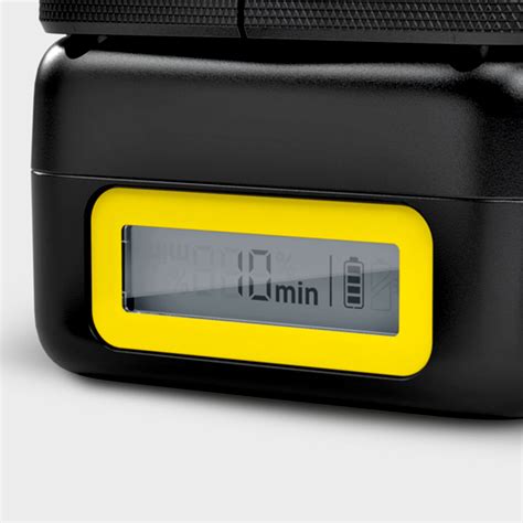 Ukážka batérie Kärcher Battery Power s displejom