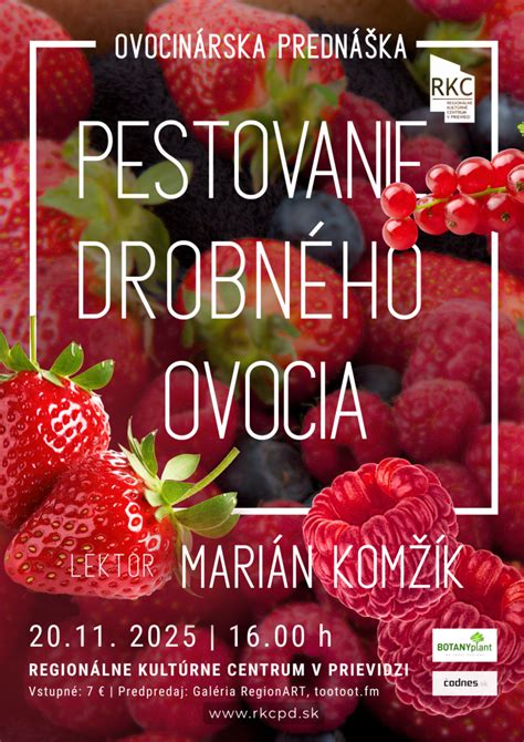 Záhradná infografika s prehľadom rôznych druhov drobného ovocia