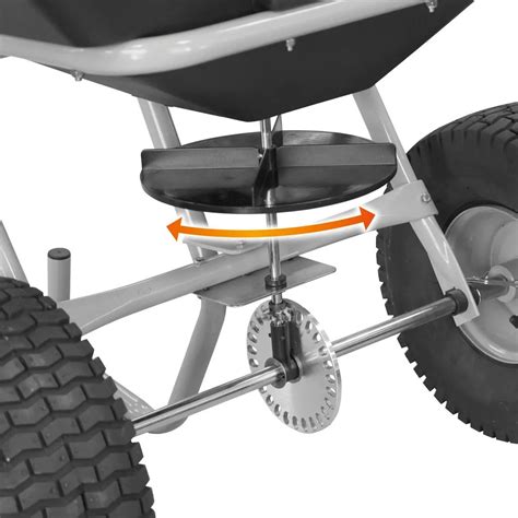 Ilustrácia aplikácie hnojiva pomocou posypového vozíka