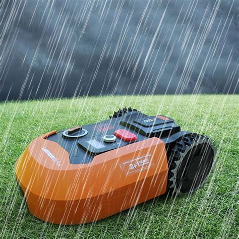 Produktové foto robotickej kosačky Worx Landroid v akcii
