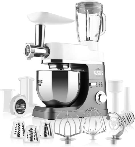 Ilustrácia: kuchynský robot s nástavcom na lisovanie ovocia