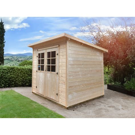 Nákres záhradného domčeka Weka Taro s rozmermi (model 295 x 300 cm)