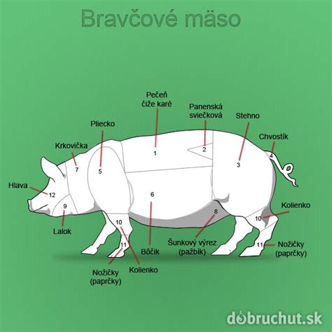 Ilustračná fotografia surovín na varenie: bravčové mäso, zeler, cibuľa, slanina