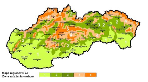 Mapa vhodných klimatických zón pre pestovanie orecha