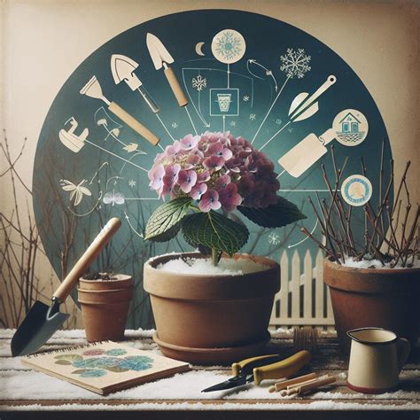 Ilustrácia rozmnožovania hortenzie vrstvením