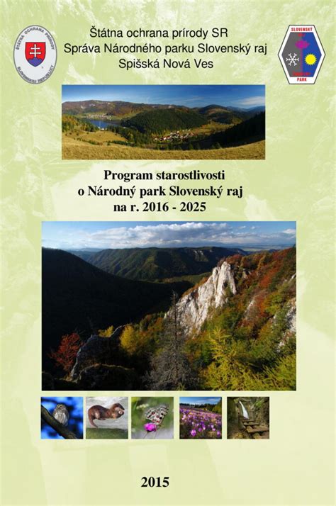 Ukážka obsahu Programu starostlivosti o les (PSL)
