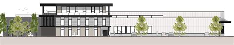 architektonický pohľad na modernú administratívnu budovu v Ružinove