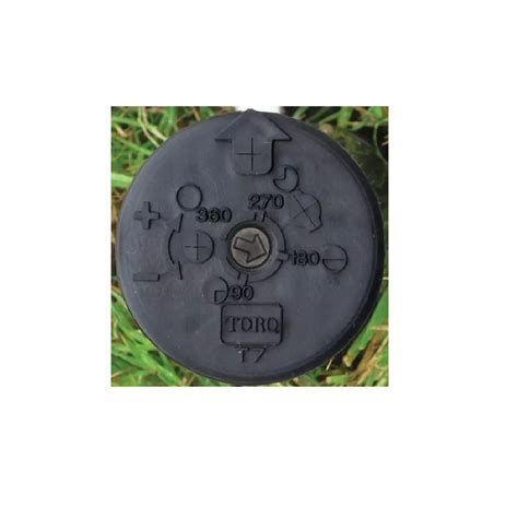 Detailné zobrazenie nastavenia výseče zavlažovania na tryske