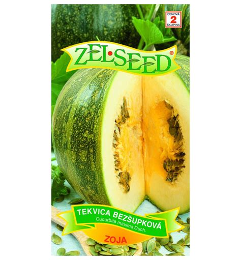 Semená tekvice bezšupkovej odrody Zoja