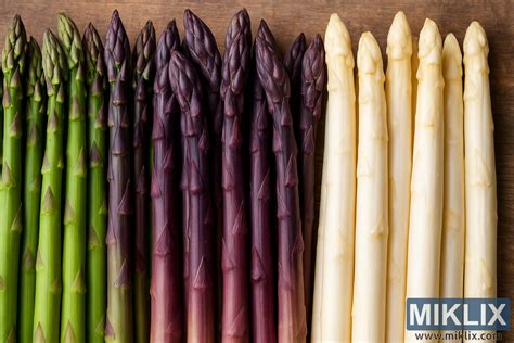 Porovnanie bielej, zelenej a fialovej špargle