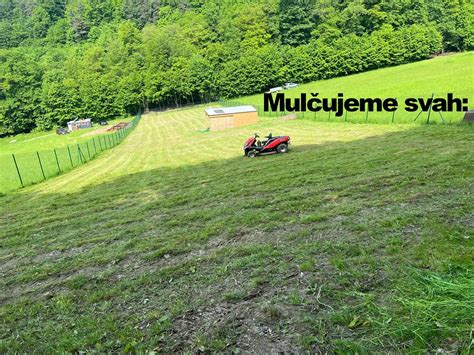 Schéma znázorňujúca proces mulčovania: rozdrvenie trávy na drobné kúsky, ktoré sa vracajú do pôdy ako prirodzené hnojivo.