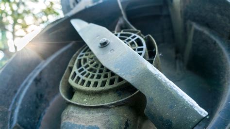 Detail čistenia nožov elektrickej kosačky