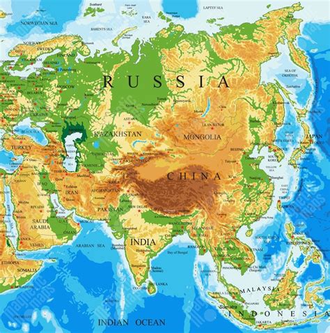 mapa rozšírenia pohánky z Ázie do Európy