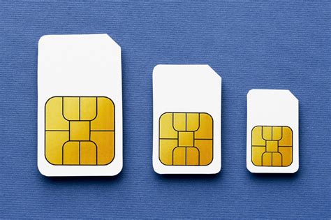 ukážka šablóny na orezanie SIM karty s vyznačenými líniami