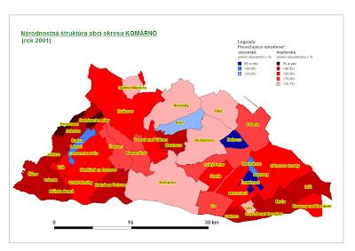 Mapa znázorňujúca polohu obce Trávnik v okrese Komárno