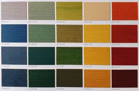 Ukážka vzorkovníka lazúr na drevo pre záhradné stavby