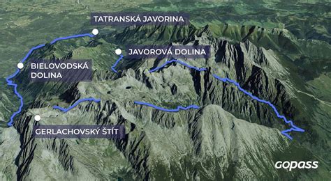 Mapa Látanej doliny v Roháčoch s vyznačeným miestom sadenia