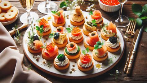 Rôzne druhy vegánskych jednohubiek na drevenom podnose